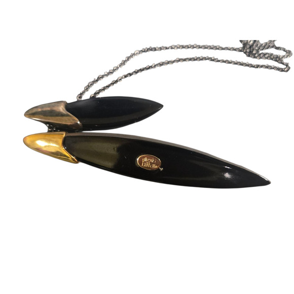 Alexis Bittar signed necklace 16" - Picture 3 of 7